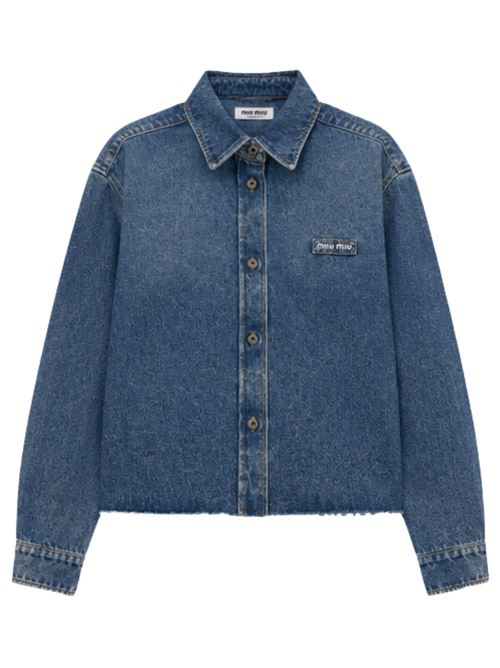 Camicia di jeans MIU MIU | GWC132192UF0008